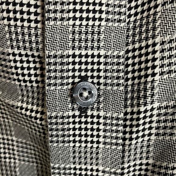 Robert Graham Men's 2XL Long Sleeve Button Up Black White Mixed Pattern Shirt - Picture 7 of 10